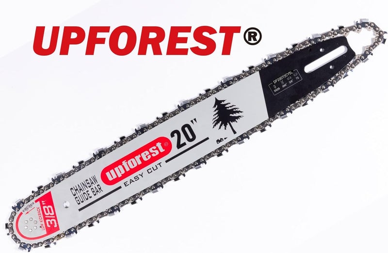 UPFOREST 20" Chainsaw Bar & Chain Combo 3/8” Pitch, 050 Gauge, 72 Drive Link,D025 Mount,Fits MS 311, MS 391,MSE 250,MS 362,MS 400,MS 441,MS 460,MS 500i,MS 650, MS 660,MS 661 C-M and more (DF20072CY6L) - Image 4